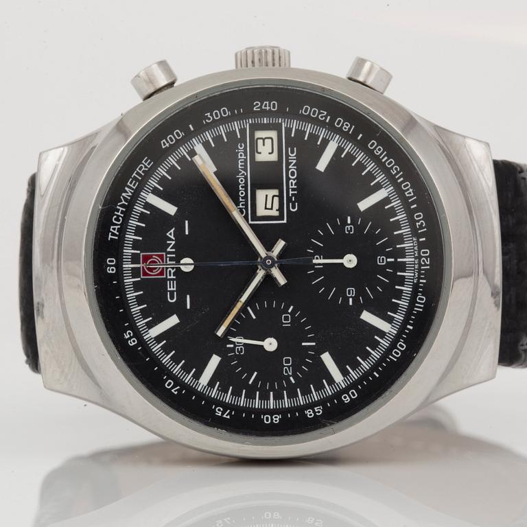 CERTINA, Chronolympic, C-Tronic, chronograph, wristwatch, 38 mm,