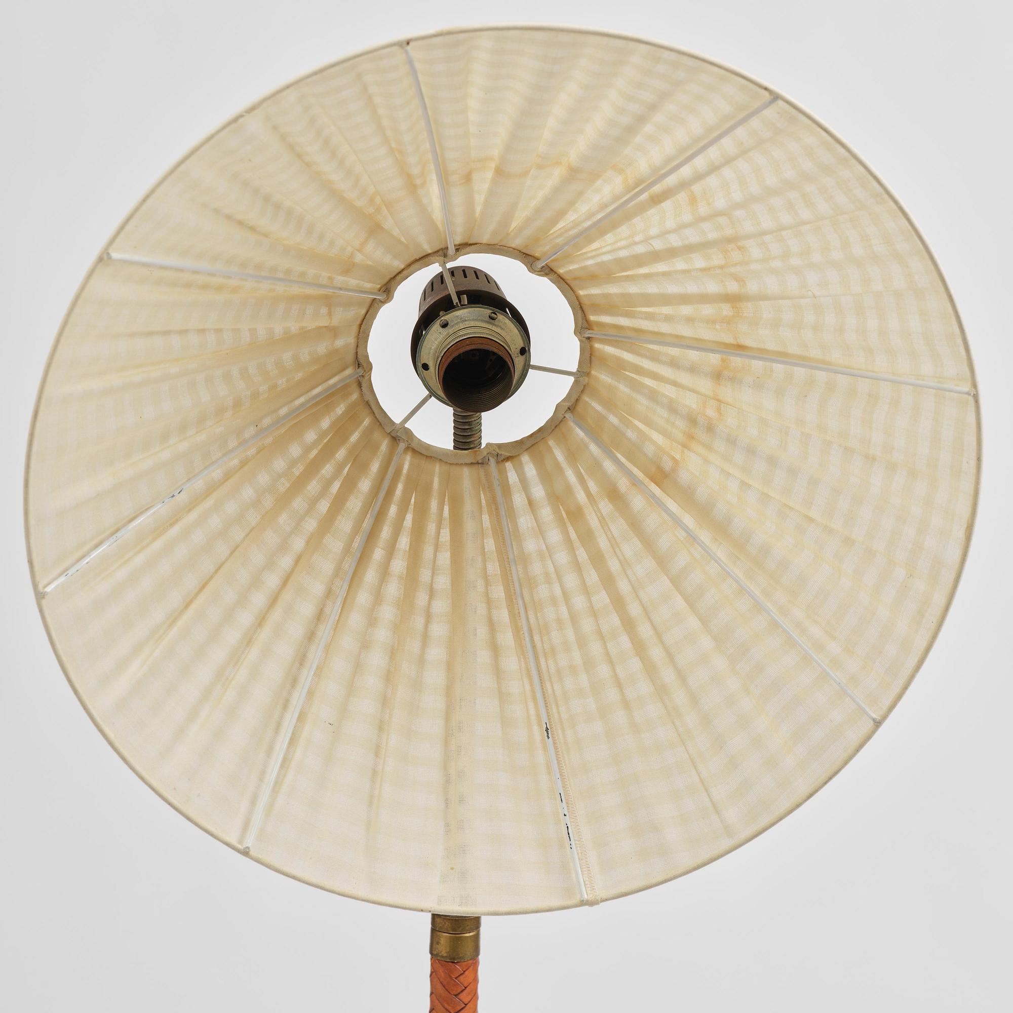 Hans Bergström, a floor lamp model 568, Ateljé Lyktan, Åhus, 1950s.