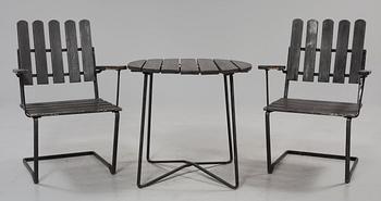 TRÄDGÅRDSGRUPP, 3 delar, "A2" samt "6A", Grythyttan, 1900-talets mitt.