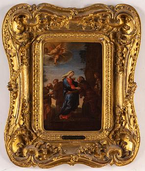 DOMENICO  ZAMPIERI IL DOMENICHINO, hans krets, olja på duk.