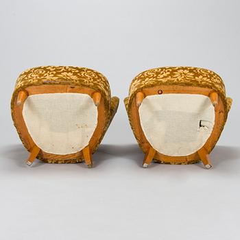 Fåtöljer, ett par, 1950-tal.