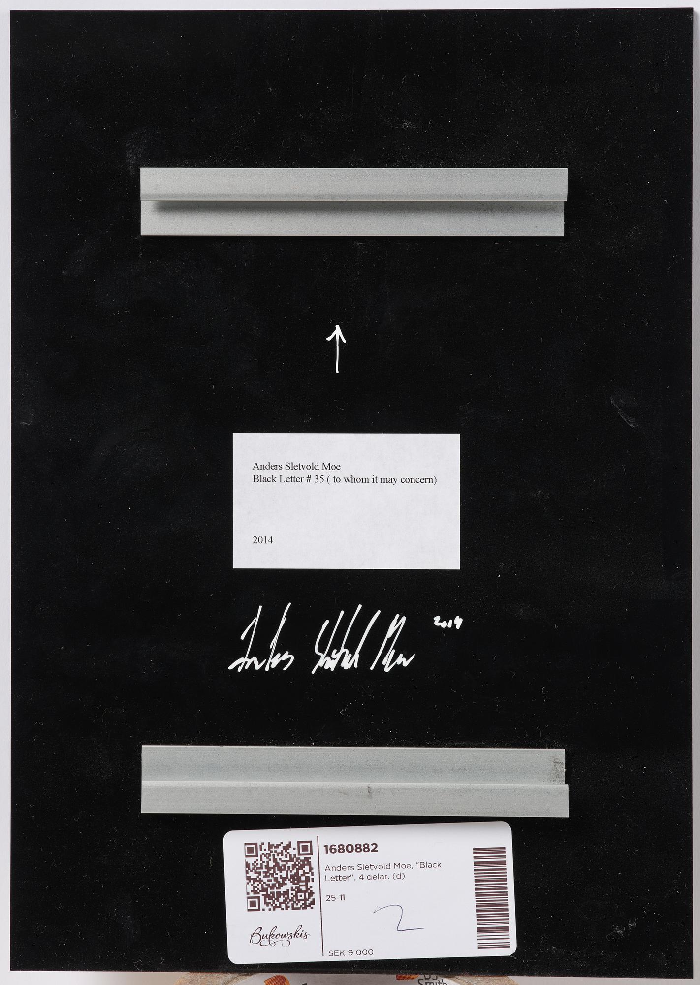 Anders Sletvold Moe, "Black Letters".