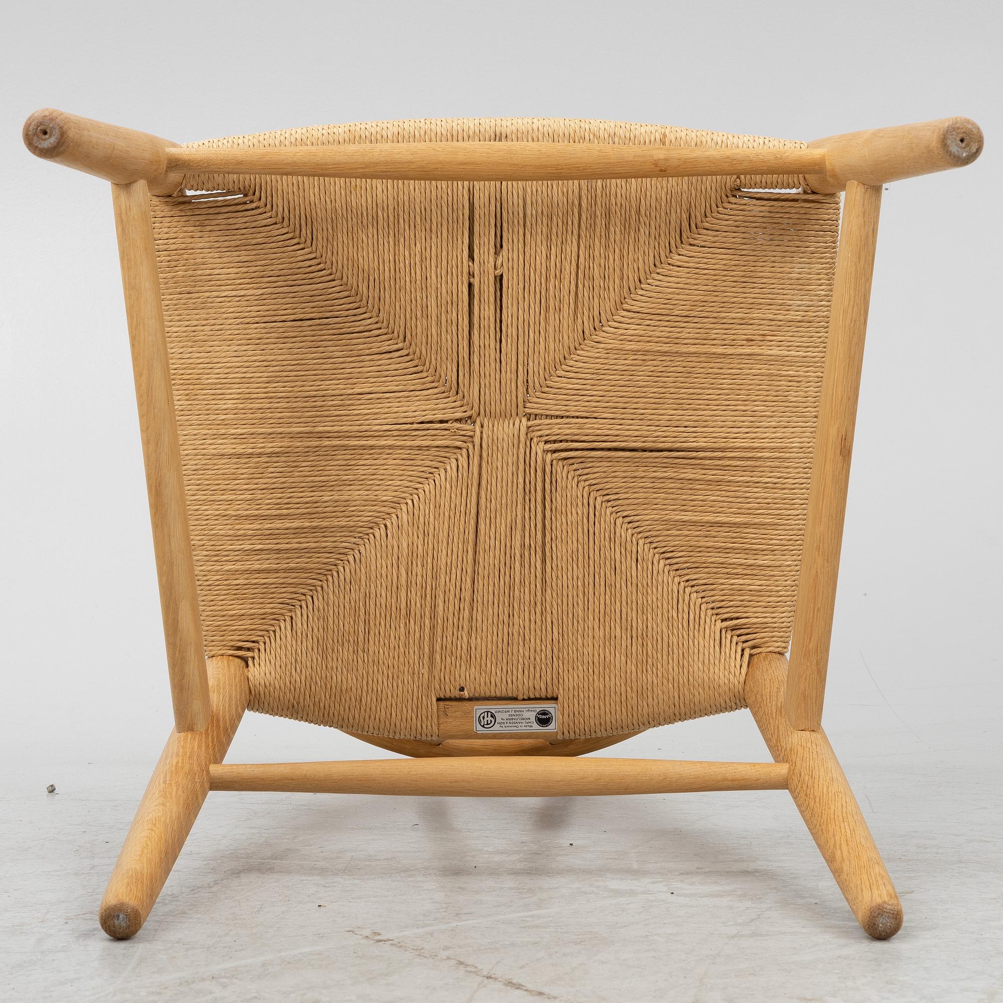 Hans J Wegner, stolar, 10 st, CH-24  "Y-stolen" Carl Hansen & son. Danmark.