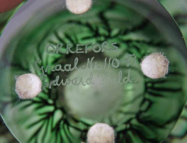 VAS, glas "Graal Nr 110-71" Edward Hald, Orrefors.