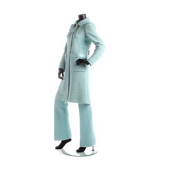 COURRÈGES, byxa och kappa, 1960/70-tal.