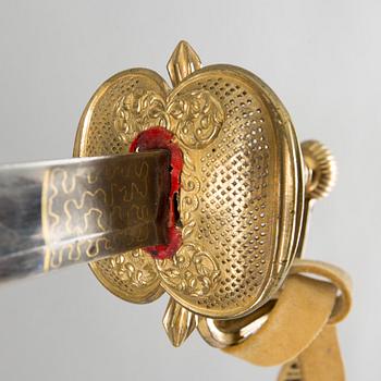 AN INFANTRY OFFICER'S SWORD, ca 1840.