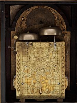 An Austrian 18th Century bracket clock, dial face marked "Jacob Dentzel Fecit Vienna" (clockmaker 1745-65).
