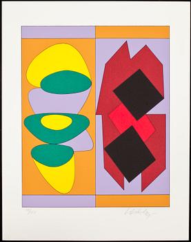 VICTOR VASARELY, mapp med 7 färgserigrafier, signerade o numrerade 131/250.