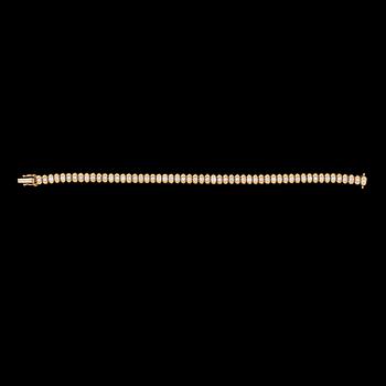 A brilliant cut diamond bracelet, tot. 3.80 cts.