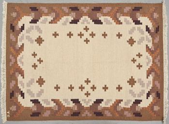 MATTA, rölakan, signerad TE, 1900-talets andra hälft. Ca 200 x 145 cm.