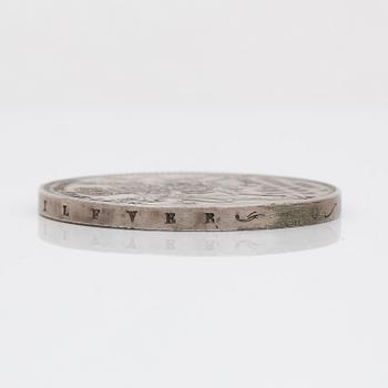 SILVERMYNT, 1 riksdaler, Oscar I, 1856. Ca 35 gram.