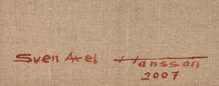 Sven Hansson, olja på duk, signerad och daterad 2007 a tergo.