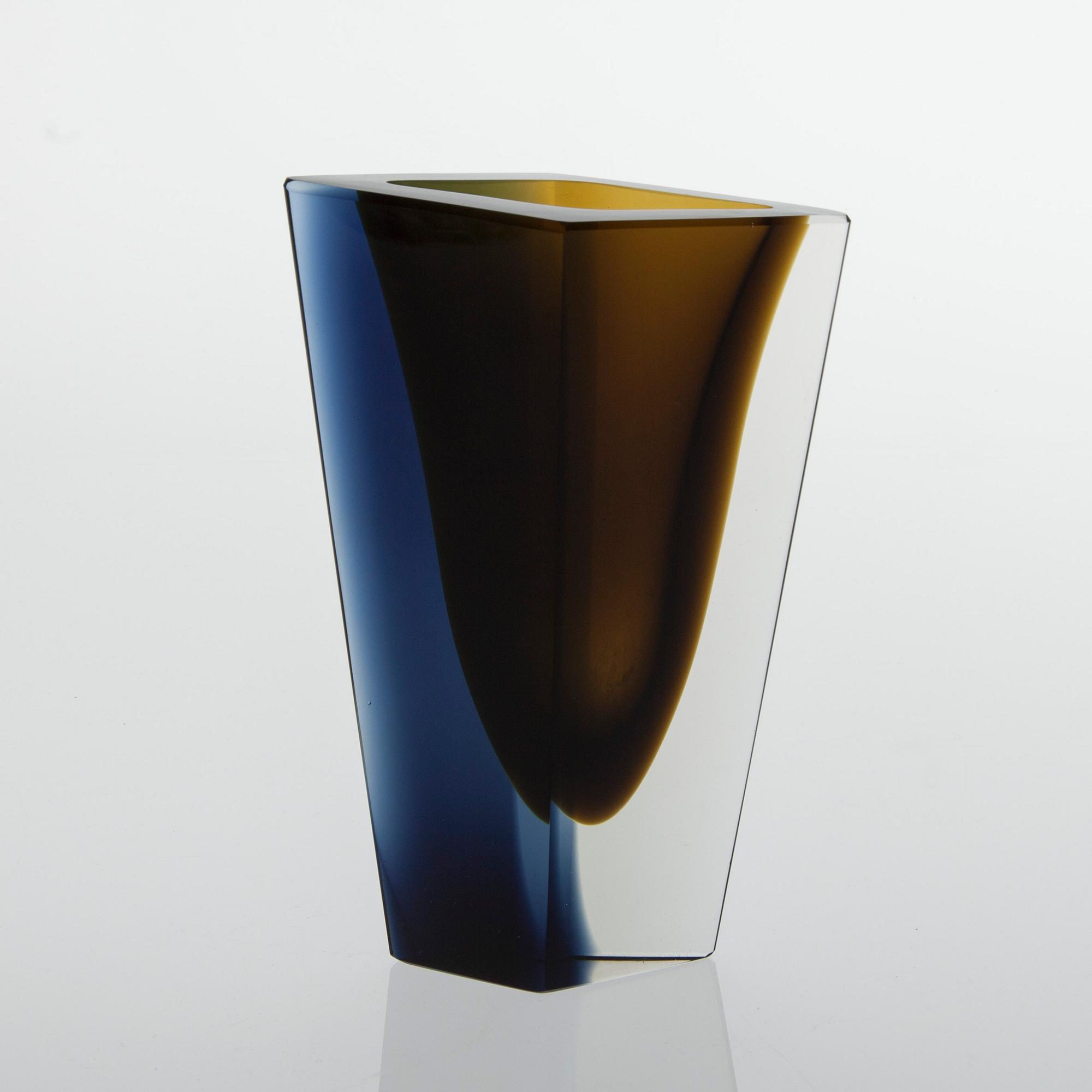 VAS, glas, "Prisma" signerad K. Franck Nuutajärvi Notsjö -69.