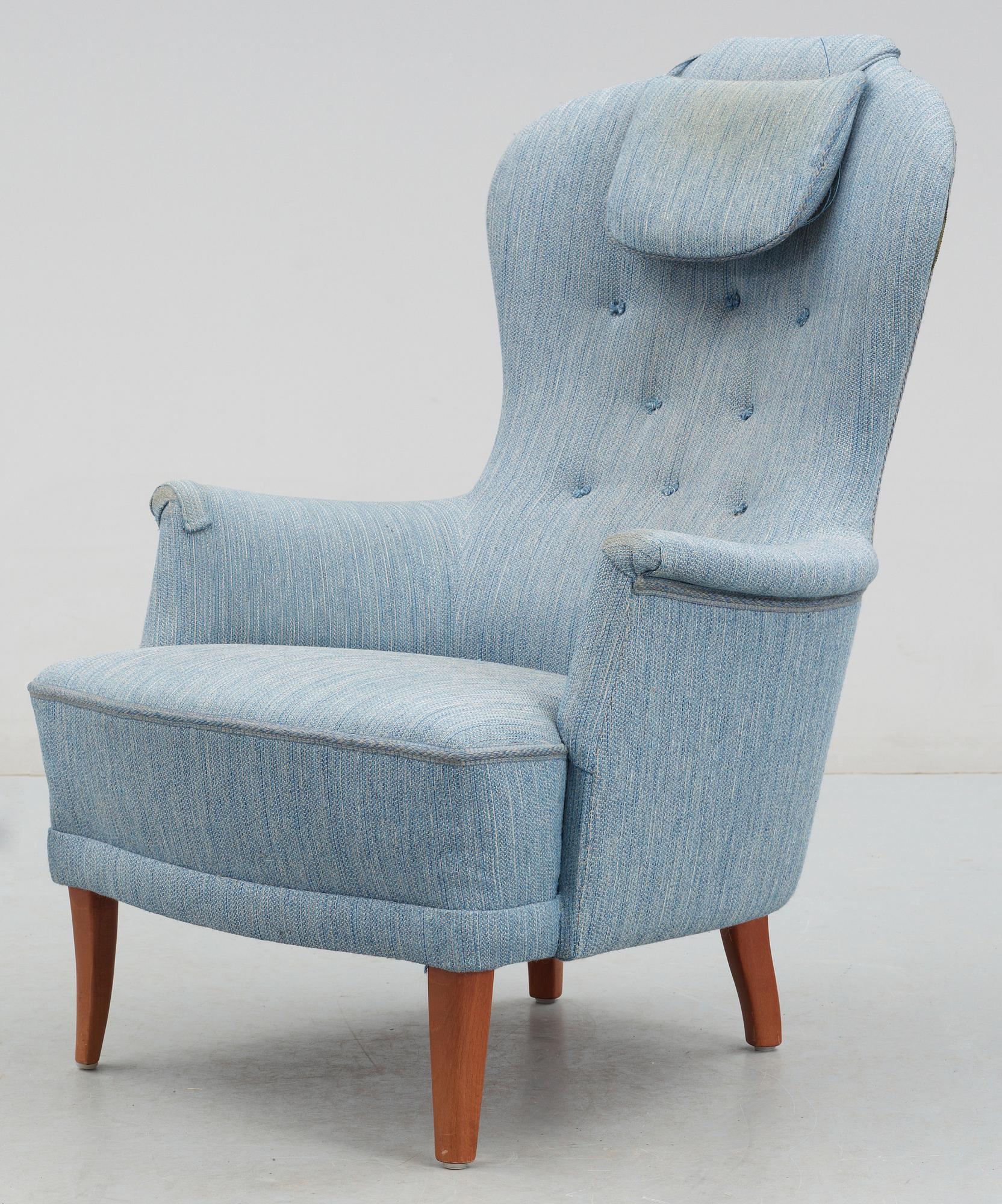 FÅTÖLJ, "Farmor", Carl Malmsten, 1900-talets andra hälft.