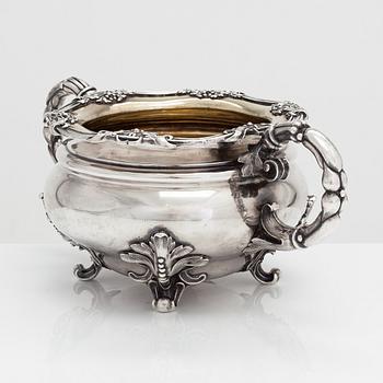 Sockerskål, silver, S:t Petersburg 1849.