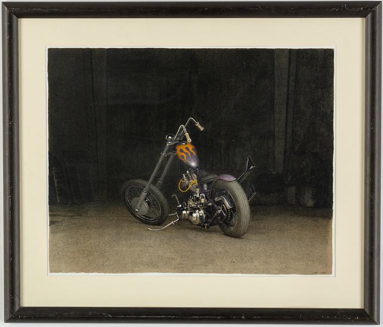 JOHN-E FRANZÉN, färglitografi, 1997, signerad 205/250.