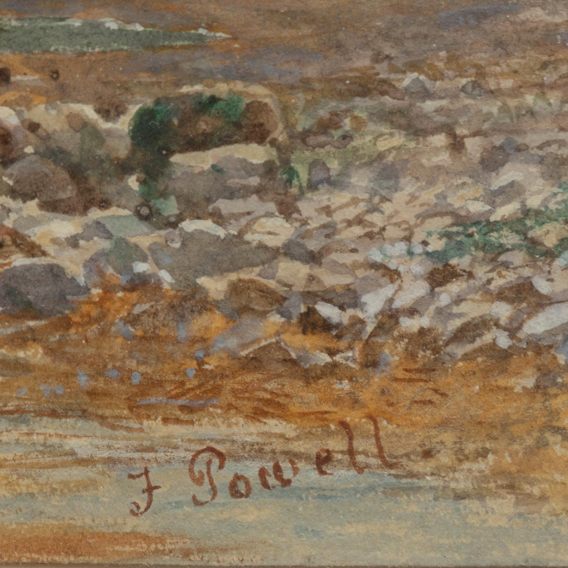 Joseph Arthur Powell, Havsvik med båtar.