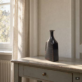 Stig Lindberg, a vase, Gustavsberg Studio.