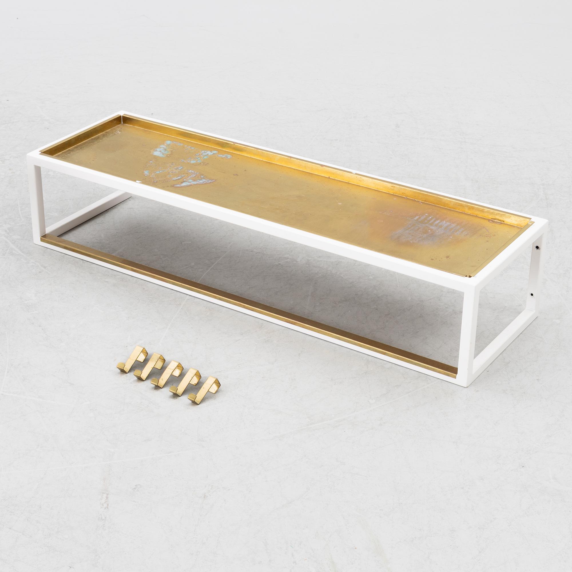 Ulf Scherlin, hat rack and shoe stand, 2000s.