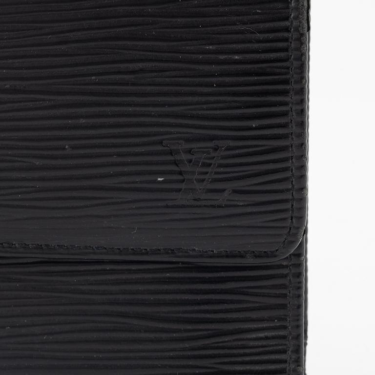 Louis Vuitton, a black epi wallet, 2006.