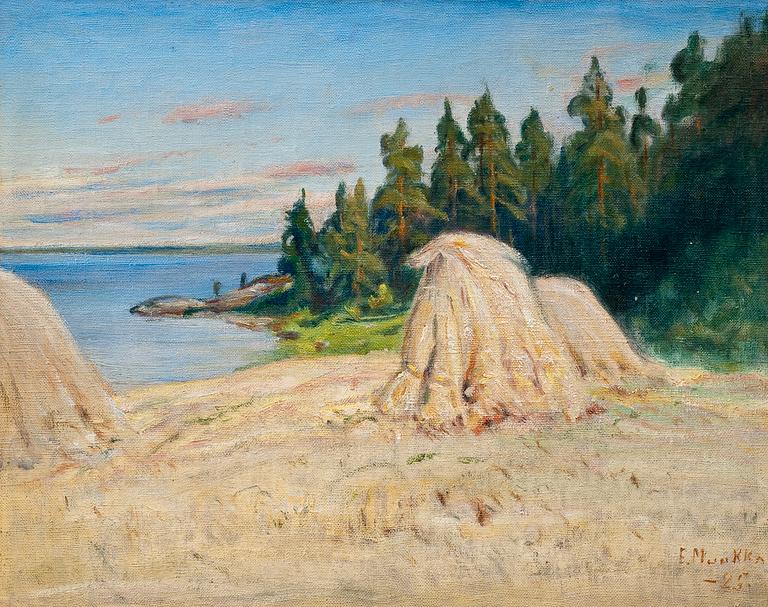 Elias Muukka, HAYSTACKS IN THE FIELD.