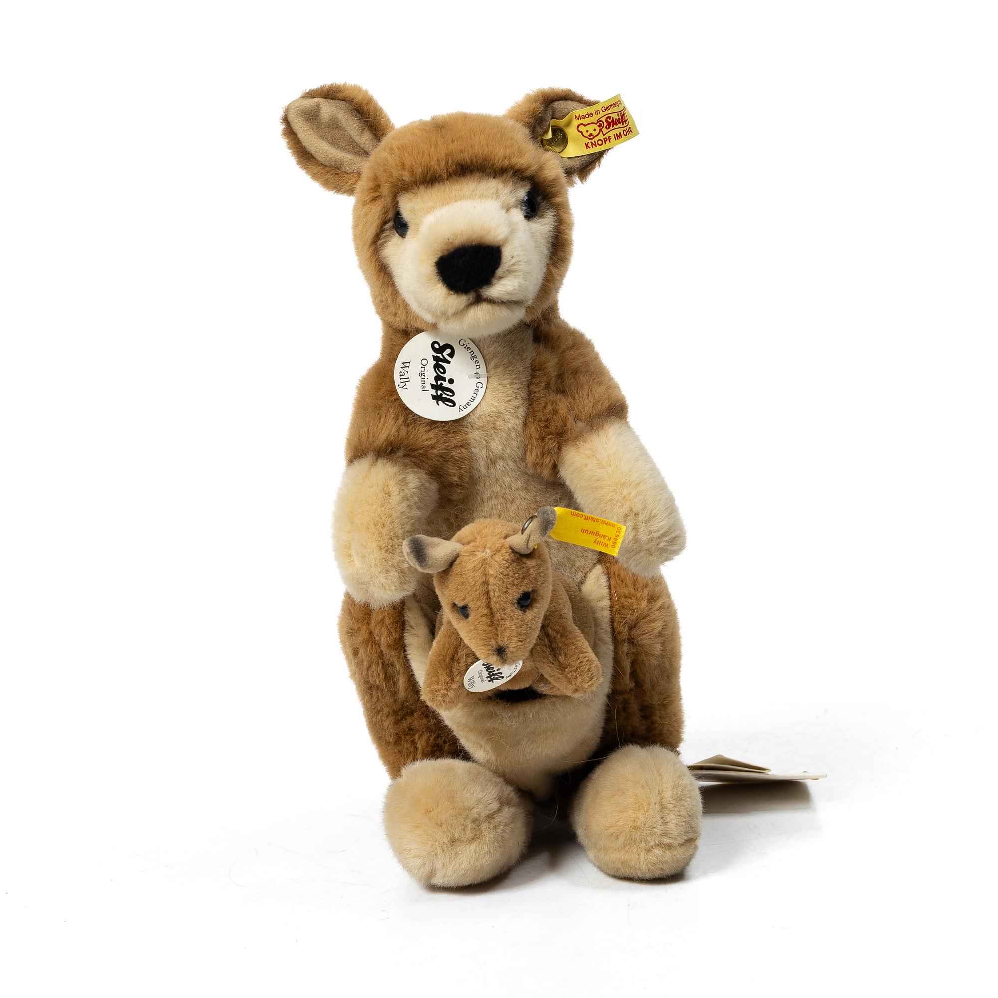 Steiff, toy animals, 5 + 1 pieces, second half of the 20th century.