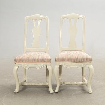 Chairs, a pair, late Baroque.