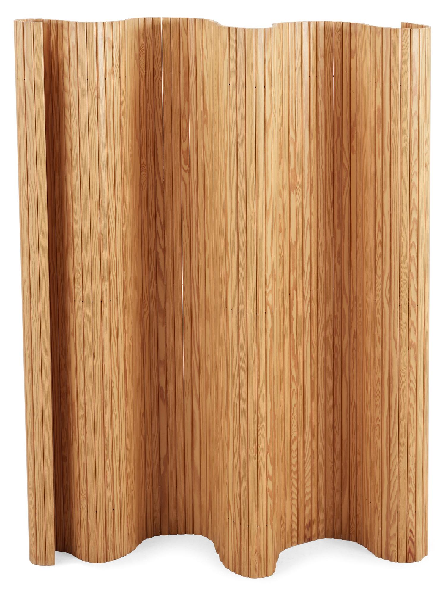An Alvar Aalto pine room devider, Artek, Finland.