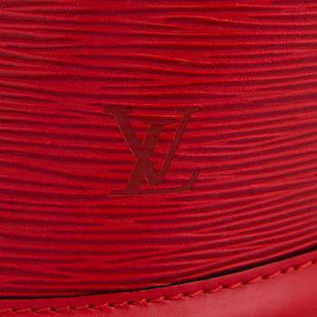 Louis Vuitton, A red Epi leather 'Saint Jacques GM' Bag.