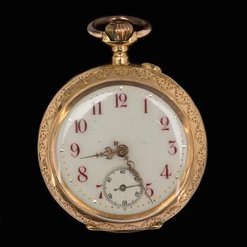 FICKUR, dam. 18K 1800-talets slut.