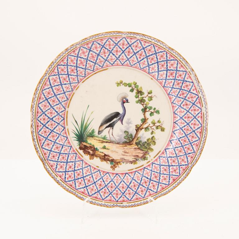 Plate Sèvres France 1789 porcelain.