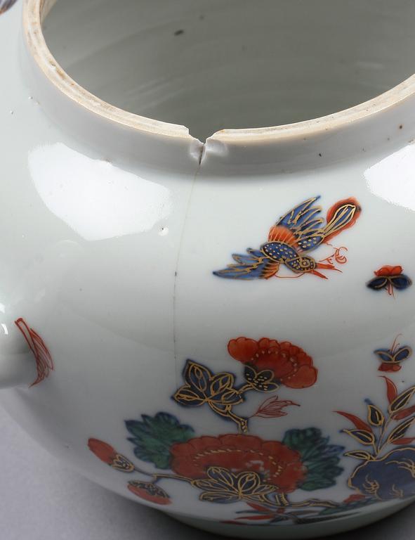 TEKANNA, porslin, Kina, 1700/1800-tal.