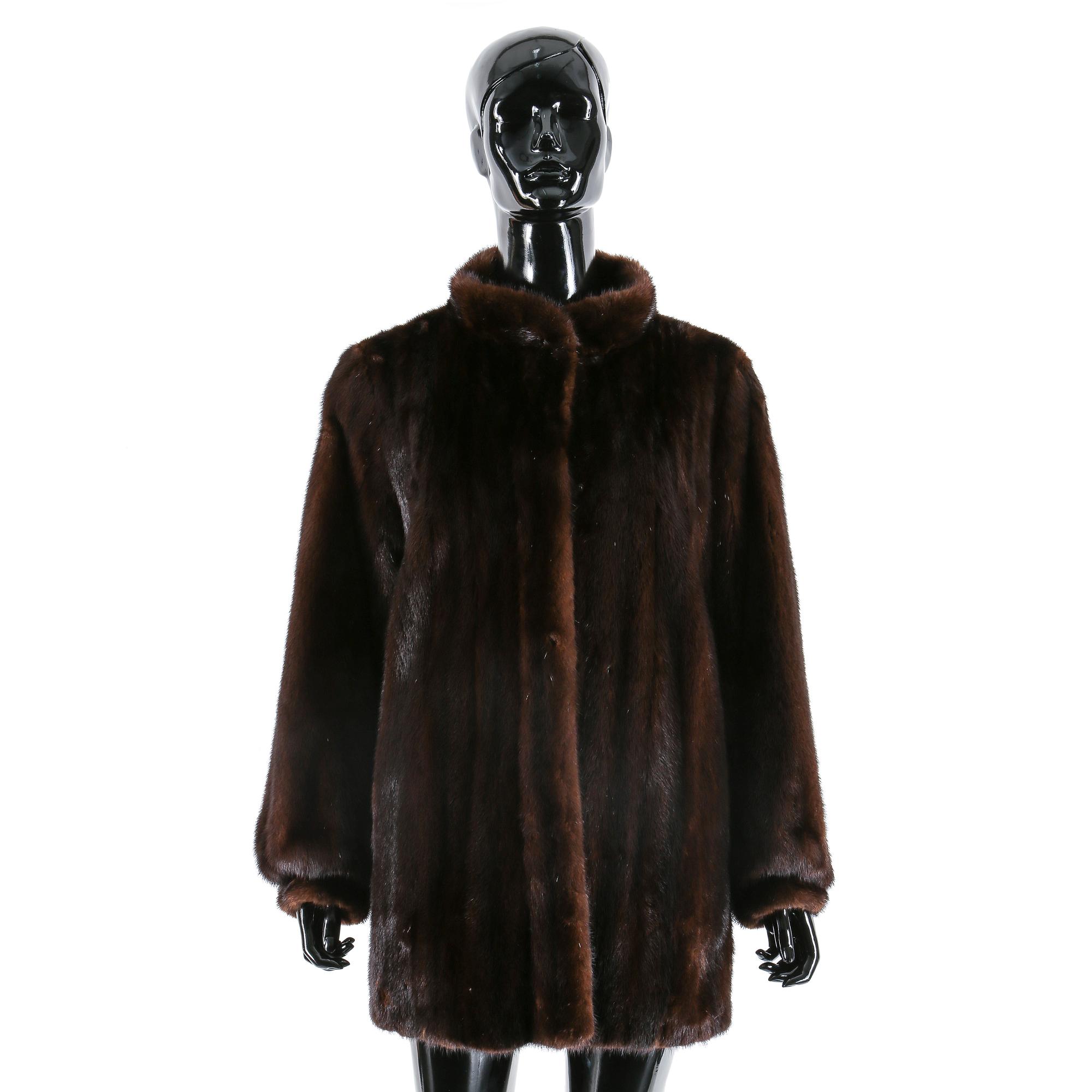 PÄLSJACKA, mink, körsnär Gunnar Christell, Stockholm.