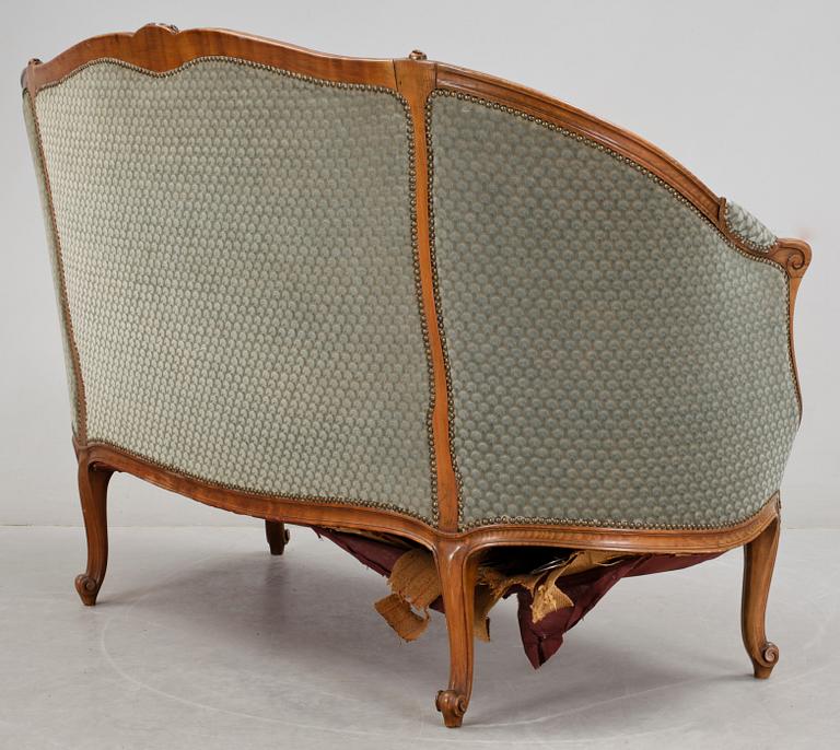 SOFFA. Louis XV-stil, 1900-tal.