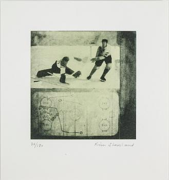Kim Stensland · KIM STENSLAND, färglitografi, signerad, numrerad 36/180.