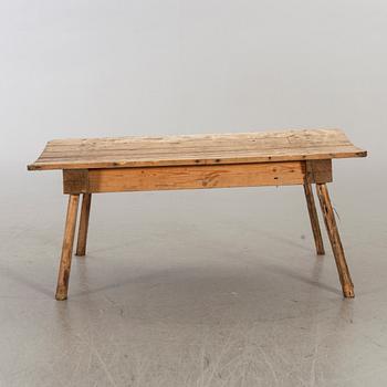 A 20th century slaughter table / garden table.