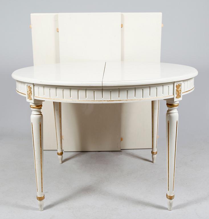 MATGRUPP, 7 del, gustaviansk stil, 1900-talets mitt.