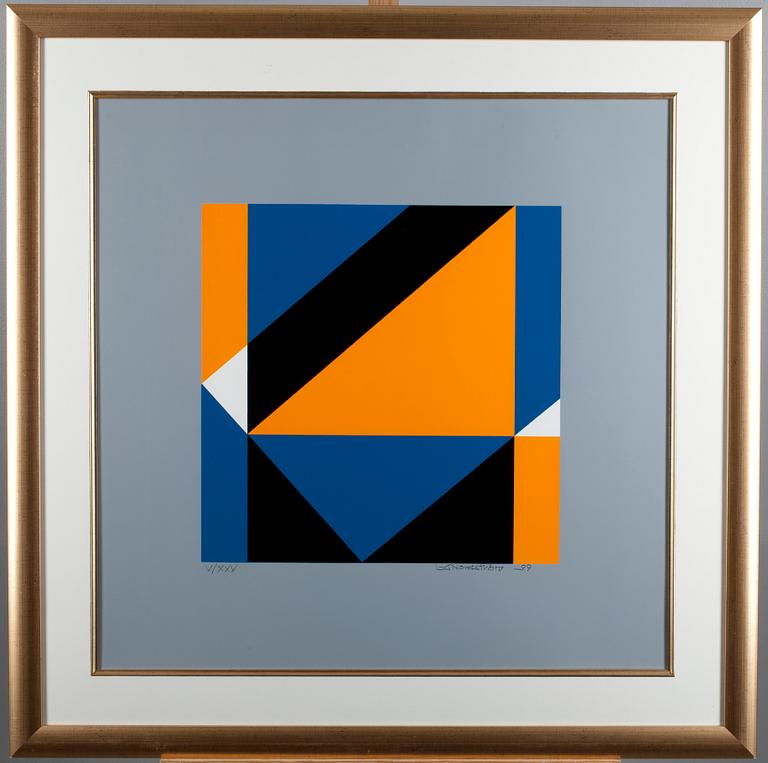 LARS GUNNAR NORDSTRÖM, serigrafi, signerad och daterad -99, numrerad V/XXX.