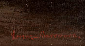 ERNST LORENZ- MUROWANA, Olja på duk, signerad.