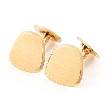 A pair of 18K gold cufflinks, Stockholm, 1962.