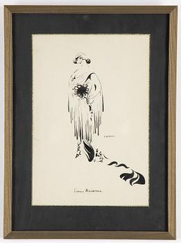 Einar Nerman, ink, signed.