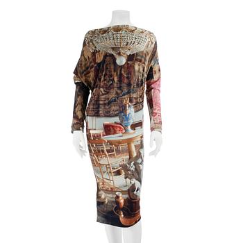 401. VIVIENNE WESTWOOD, a cotton blend dress.Size xs.