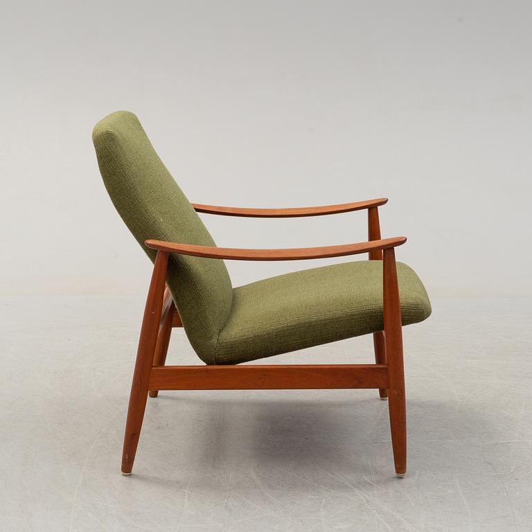 A taek easy chair, 1950's/60's.