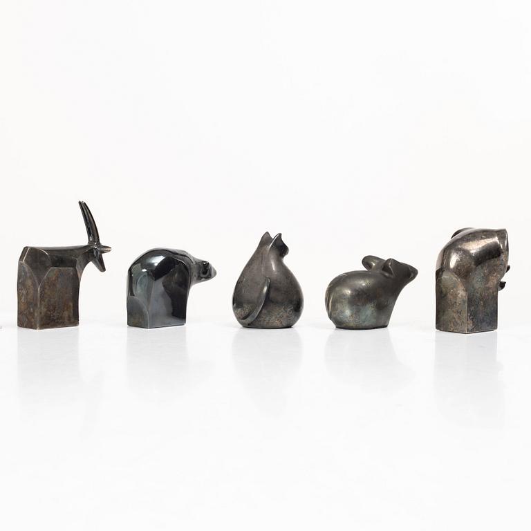 Gunnar Cyrén, Five figurines, Dansk Designs, Japan.