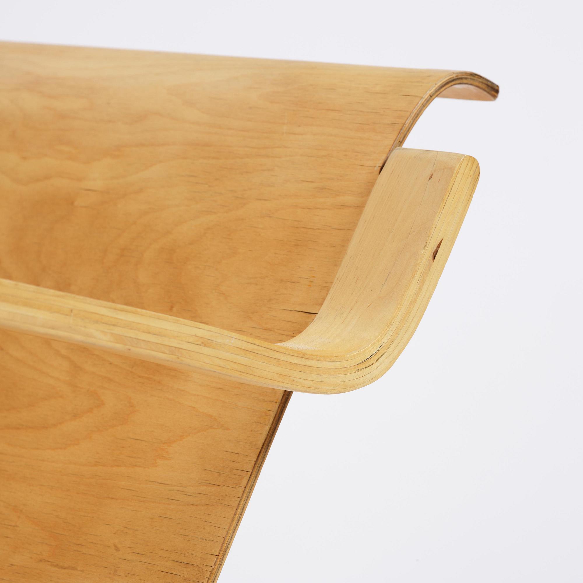 Alvar Aalto, a birch armchair model "31", Huonekalu-ja Rakennustyötehdas or Aalto Design, Hedemora, mid-20th century.