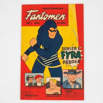 Serietidning, "Fantomen", Nr 1, 1950.