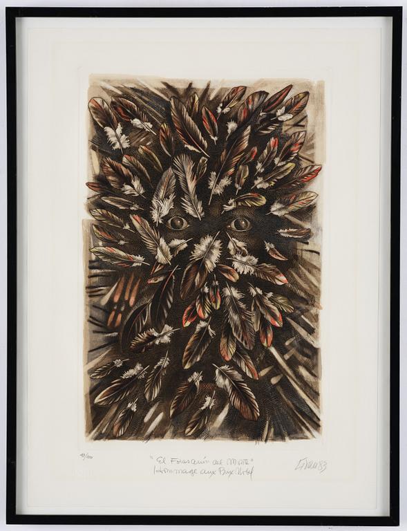 Enrique Grau, "The savage from the forest" from: "Hommage aux Prix Nobel" (The Nobel Prize portfolio).