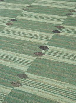 CARPET. Flat weave. 260,5 x 173 cm. Sweden around 1950's-60s.