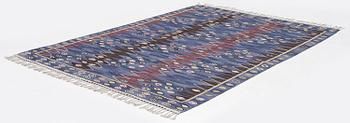 Barbro Nilsson, a carpet, "Snäckorna", tapestry weave, c 266 x 191 cm, signed AB MMF BN.