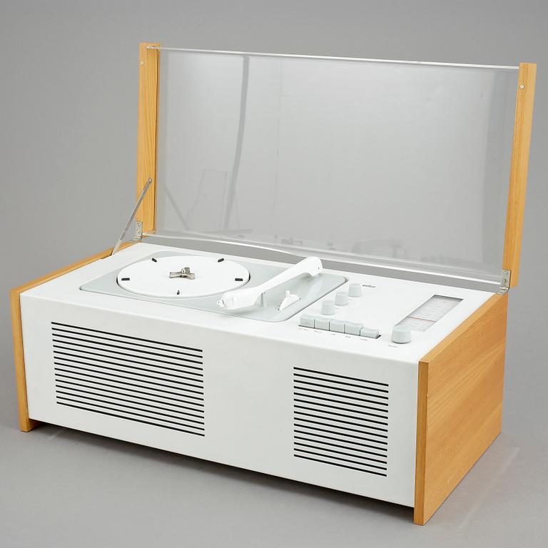 RADIOGRAMMOFON, "Phonosuper SK-4", Hans Gugelot & Dieter Rams, Braun AG, Tyskland, 1950-tal.